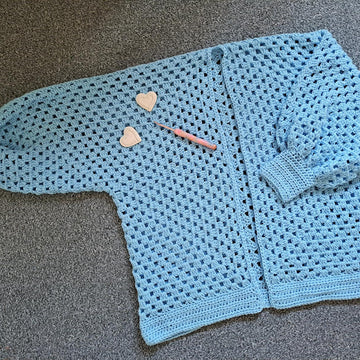Crochet Lily Hexagon Cardigan Pattern