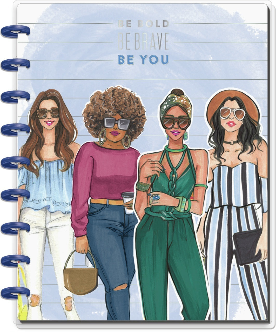 Happy Planner Notebook W/60 Sheets - Be You X Rongrong