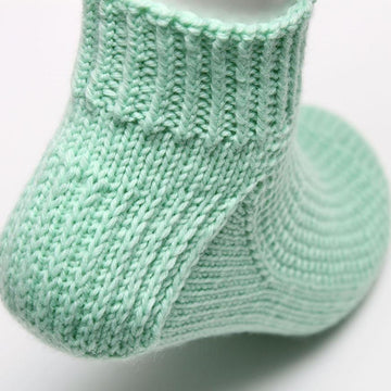 Green Apple Socks - Toe Up (DK)