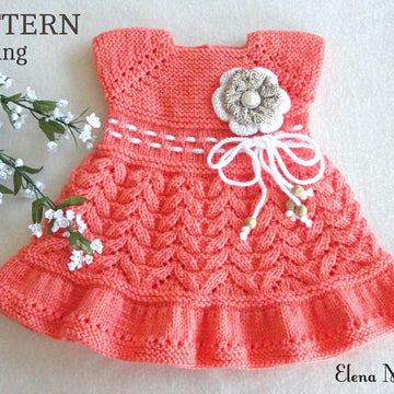 PATTERN Baby Dress Baptism by Elena Mitchell