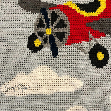 Airplane Baby Blanket