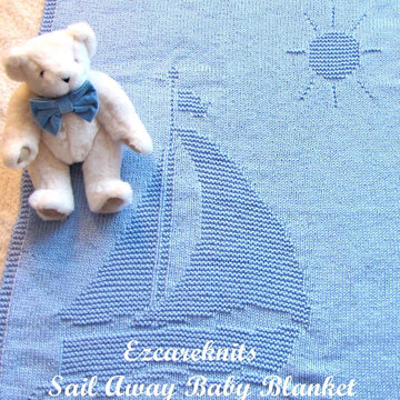Sail Away Baby Blanket