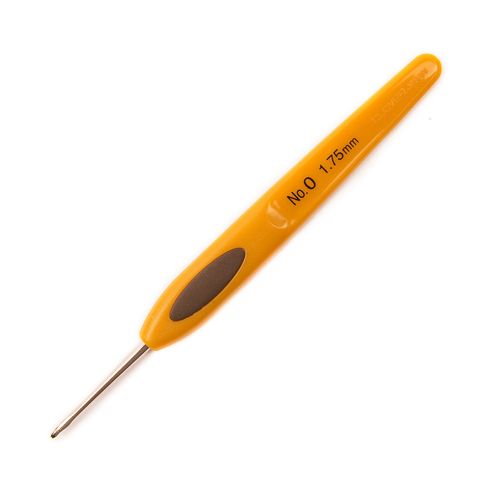 Clover Soft Touch Steel Crochet Hook (13cm)