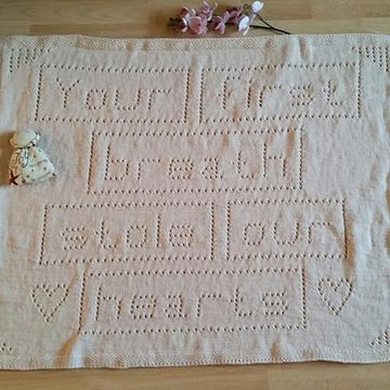 1st Breath Baby Blanket Knitting Pattern