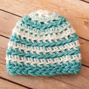 Gentle Ripple Baby Blanket and Hat