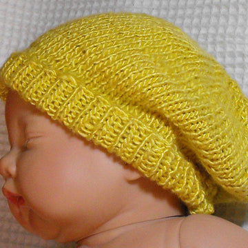 BABY SILK SLOUCH KNITTING PATTERN - MADMONKEYKNITS