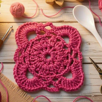 Crochet Square Motif Pdf + Video Tutorials