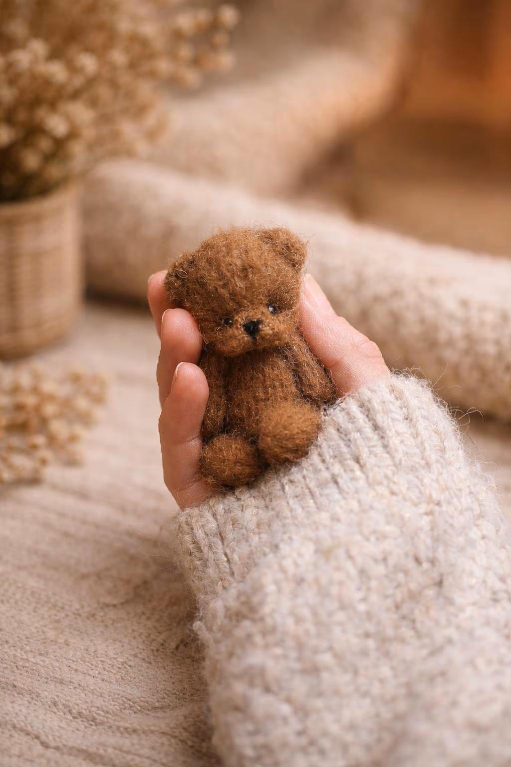 Tiny Teddy Bear Knitting pattern
