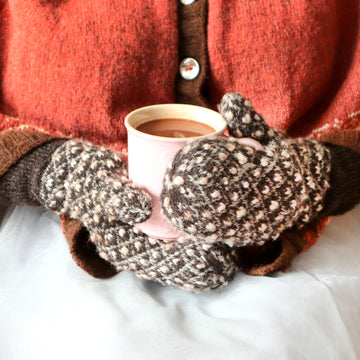 It's a Snow Day! thrummed mittens