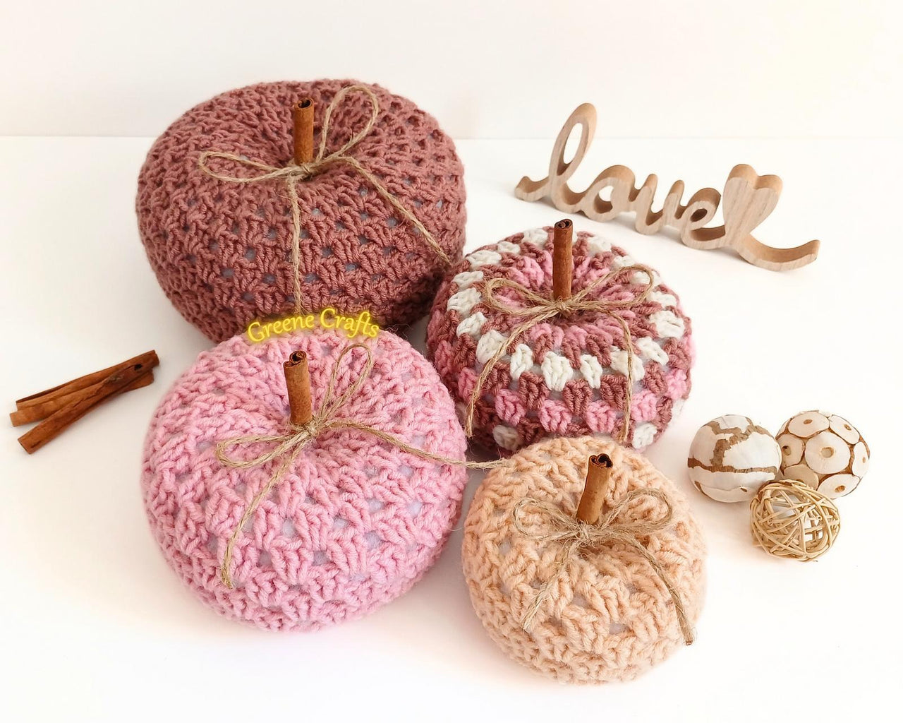 No Sew Granny Stitch Pumpkins