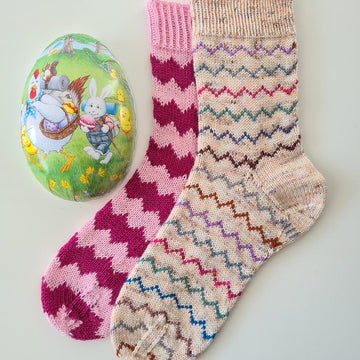 Painted Easter Socks