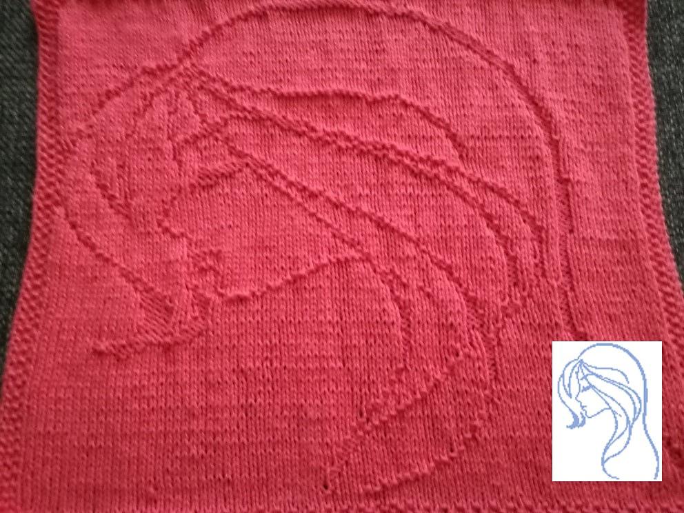 1. konfirmandinde Klud - Confirmation girl Cloth