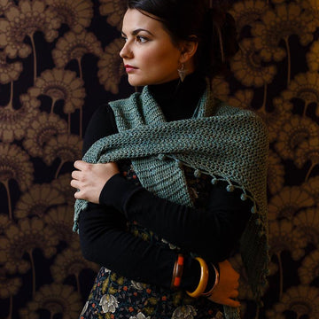 Pom-Pom Shawl