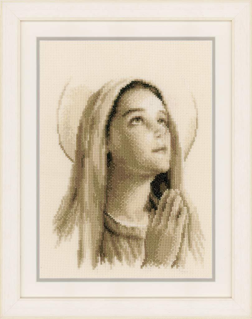 Vervaco Hail Mary Cross Stitch Kit - 20cm x 25cm