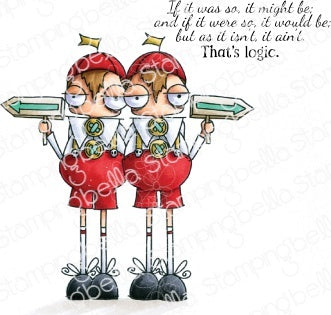 Stamping Bella Cling Stamps - Oddball Tweedle Dee & Tweedle Dum