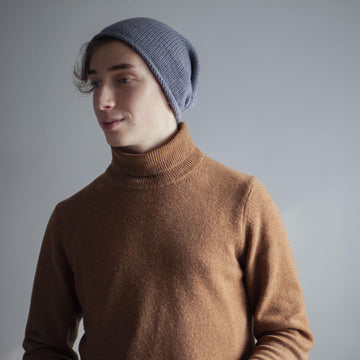Men`s Slouchy Beanie - Super simple beanie + VIDEO