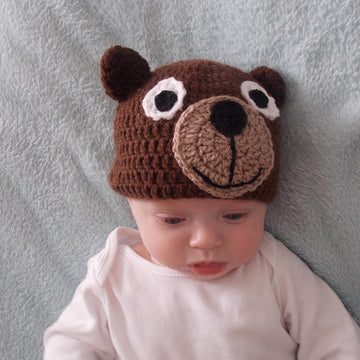 Bear beanie hat pattern