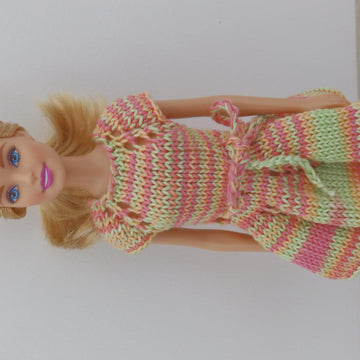 Cotton Candy Barbie Dress