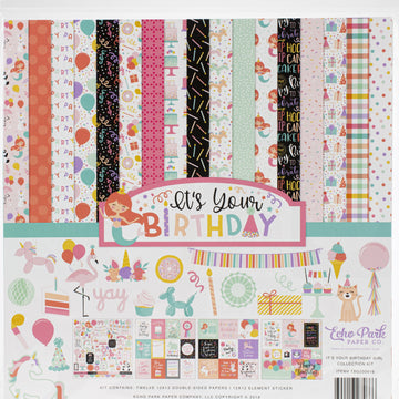 Echo Park Paper Echo Park Collection Kit 12"X12" - It's Your Birthday Girl