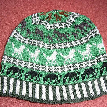 Horse paddock beanie