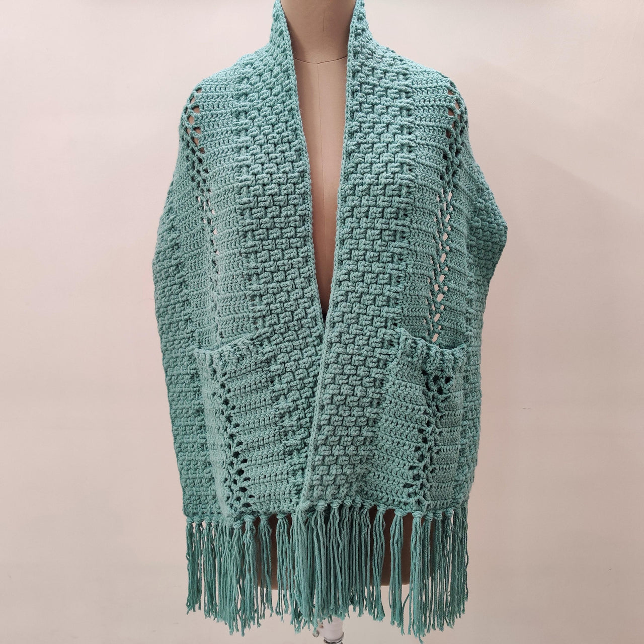 I Love Texture Pocket Shawl