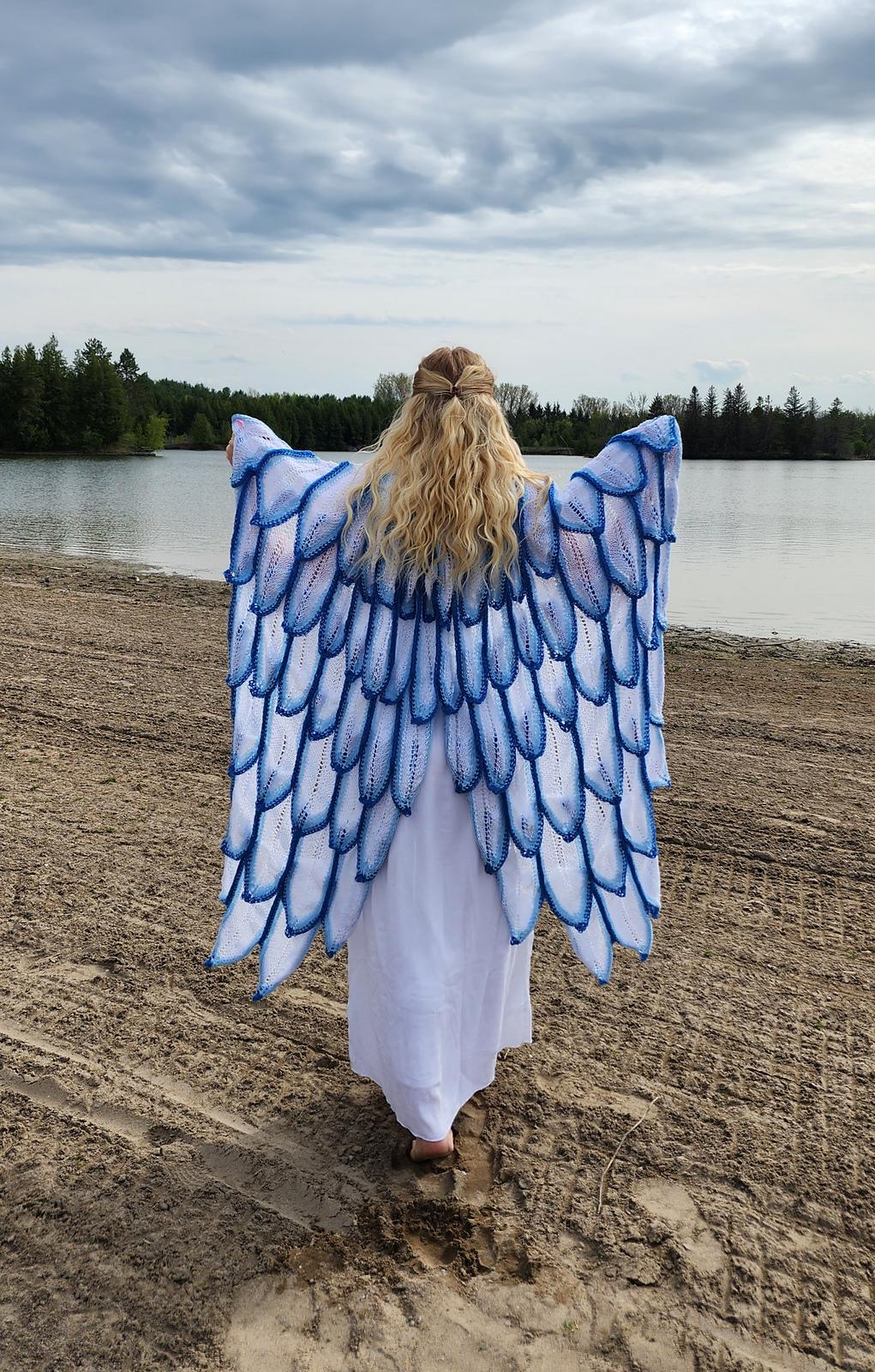 Guardian Angel Wings Shawl
