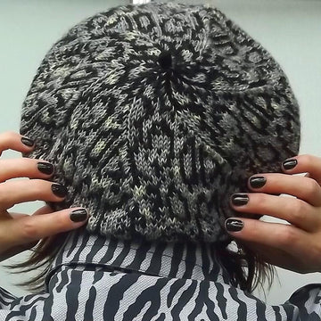 Animal Print Beret #117