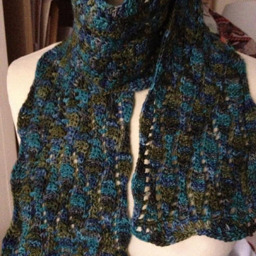 Little Landscapes Crochet Scarf