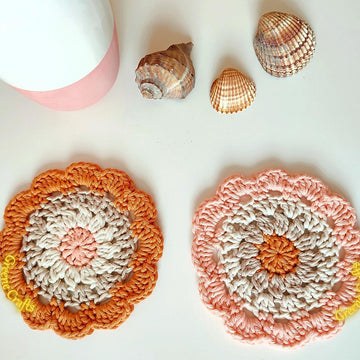 Desert Flower Coaster - Home Decoration Crochet Pattern