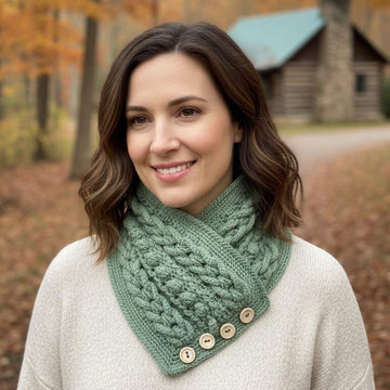 Magnificent Loops Neck Scarf Crochet Pattern #451