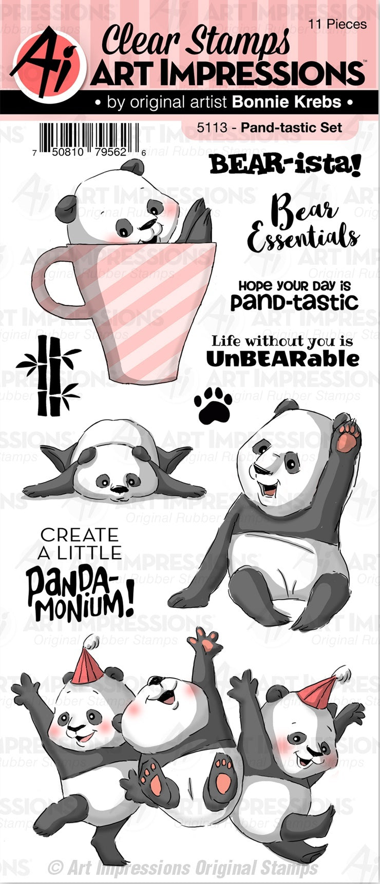 Art Impressions Funny Farm Stamp Set - Pand-Tastic