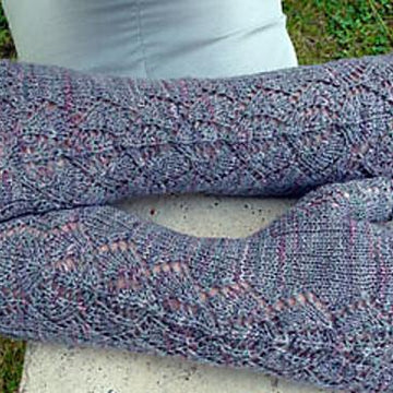 Orchid Lace Mitts