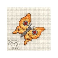 Mouseloft Stitchlets - Bright Butterfly Cross Stitch Kit - 64mm
