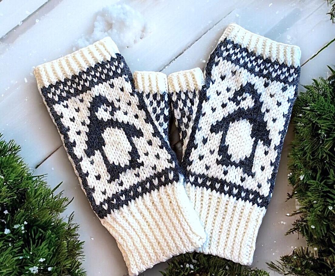 Penguin March Mittens