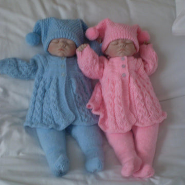 Reborn / 0-3 Months Baby Matinee / Pram Set