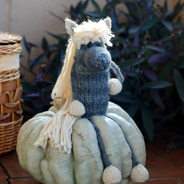 Gray Horse. The symbol of 2014 year