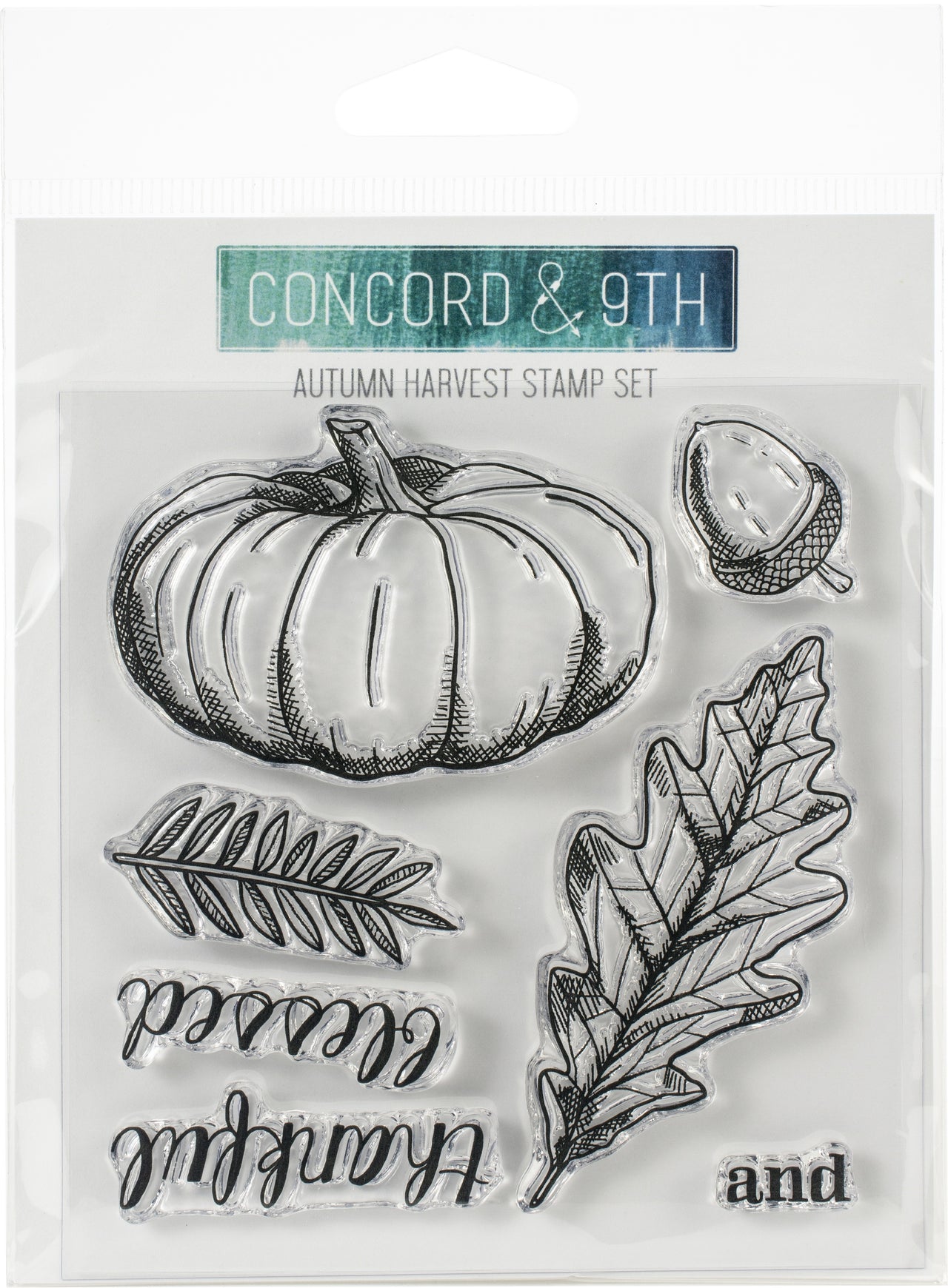 Concord & 9th Clear Stamps 4"X4" - Autumn Harvest