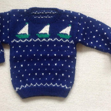 #5 Sailboat & Whale Sweaters- child's sweaters
