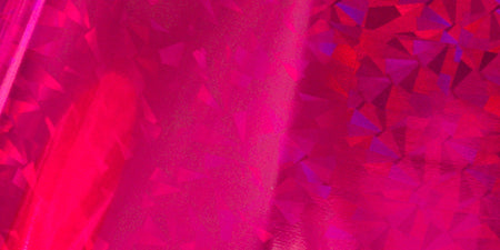 Artdeco Creations Couture Creations Foil 5"X16.4' - Pink-Iridescent Triangular Pattern