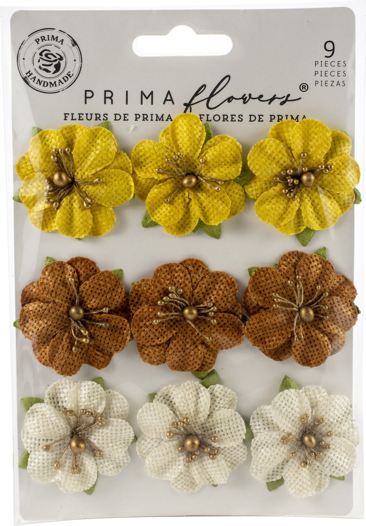 Prima Marketing Mulberry Paper Flowers - Haystack/Autumn Sunset