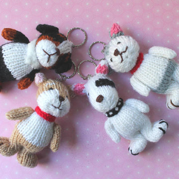 Puppy Keychain Set (B)