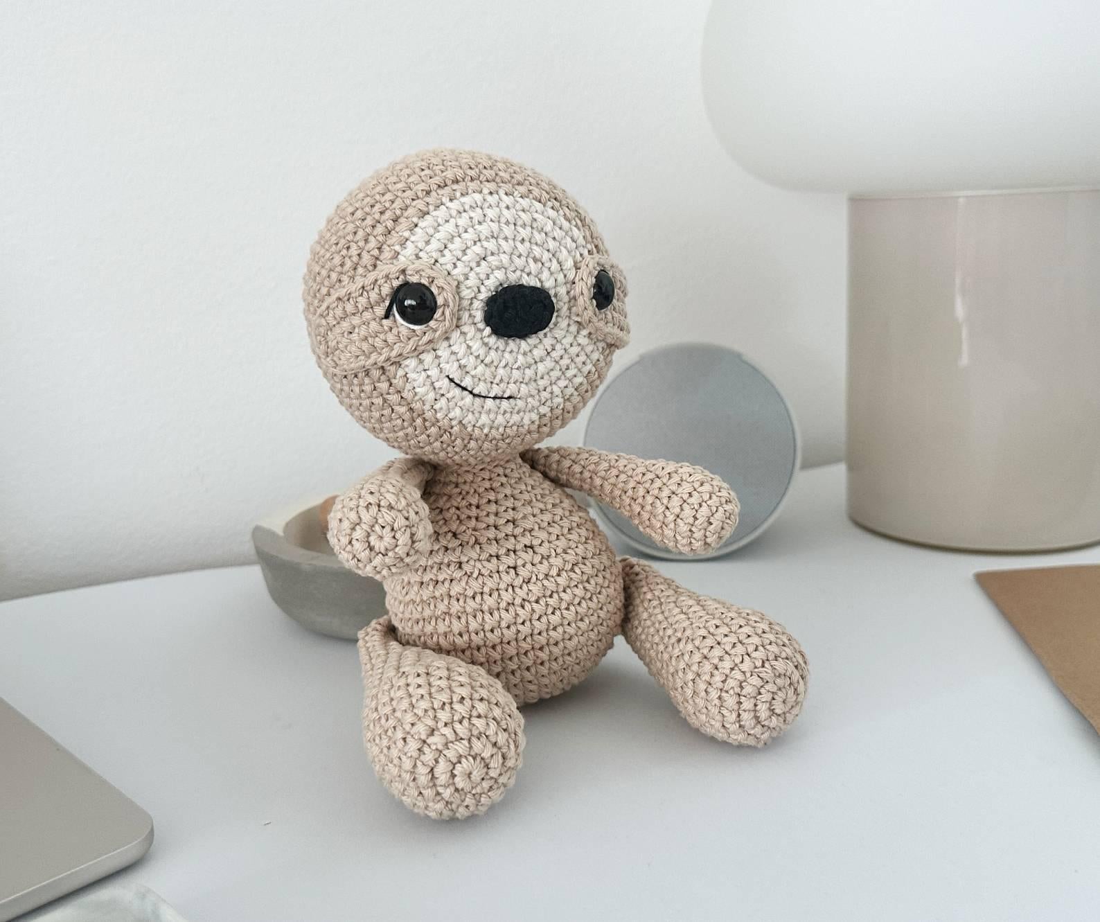 Sloth Amigurumi Crochet Pattern PDF – Sloth Soft Toy, Stuffed Animal Tutorial