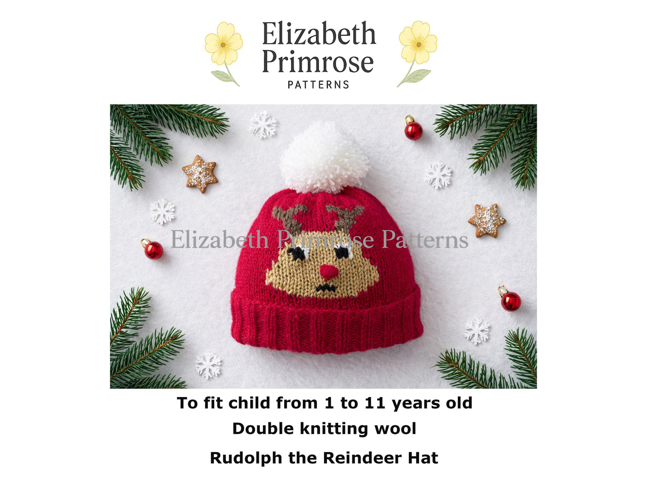Rudolph Christmas Hat P150