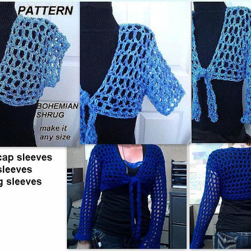 373 BOHEMIAN SHRUG, make it any size