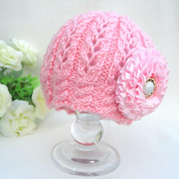 Knitting PATTERN Baby Beanie Newborn Girl