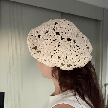 Floral Lace Beret