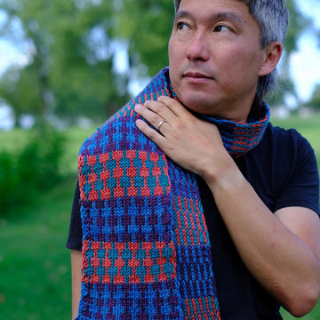 Kimonogara Scarf and Mitts Set