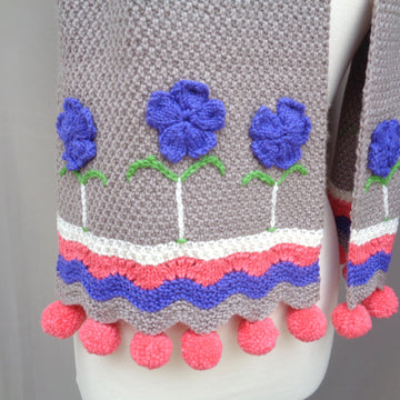 Winter Blooms Scarf