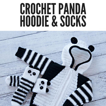 Panda Hoodie and Socks