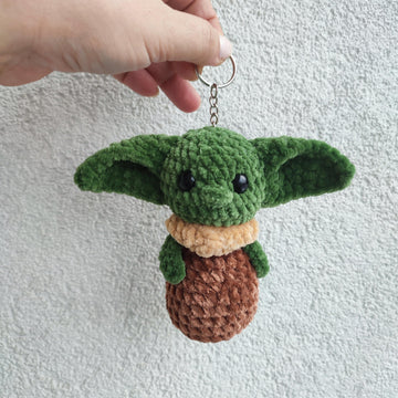 Сartoon hero master yoda from star wars